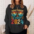 Honeymoon Cruise For Matching Couples 2024 Just Married Sweatshirt Gifts for Her