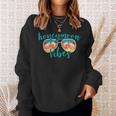 Honeymoon Vibes Cute Couples Trip Matching Vacation Sweatshirt Gifts for Her