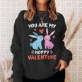 Hoppel Rabbit Ich Liebe Mein Hasen Valentine's Day Sweatshirt Geschenke für Sie