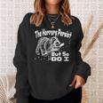 The Horrors Persist But So Do I Humor Mental Health Sweatshirt Gifts for Her