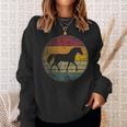 Horse Riding Love Equestrian Girl Vintage Distressed Retro Sweatshirt Gifts for Her