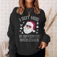 I Got Hos In Different Area Codes Christmas Santa Snow Sweatshirt Gifts for Her