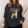 Howling Basenji Puppy Aroo A Sound Of Singing Happy Pack Dog Sweatshirt Gifts for Her
