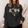 Huffins Texas 2024 Total Solar Eclipse Sweatshirt Gifts for Her
