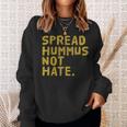 Hummus Vegan Vegetarian Spread Hummus Sweatshirt Gifts for Her