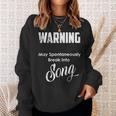 Humorous Broadway Musical Graphics For Theatre Lovers Sweatshirt Gifts for Her