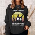 Humour Cat Slogan Vintage Cynic Cats Sweatshirt Geschenke für Sie