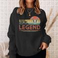 Hunting Born To Be A Hunting Legend Vintage Deer Hunter Sweatshirt Gifts for Her
