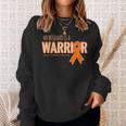 My Husband Is A Warrior Kidney Cancer Awareness Sweatshirt Gifts for Her