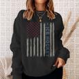 Ice Hockey American Flag Patriotic Usa 4Th Of July Vintage Sweatshirt Gifts for Her