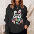 Ich Bin Der Chef Rabbit Easter Bunny Family Partner Sweatshirt Geschenke für Sie