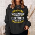 Ich Bin Kein Klugscheisser Electricians Geselle Electronics I Sweatshirt Geschenke für Sie