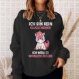 Ich Bin Kein Klugscheißer Weiß Es Wrklich Besser Unicorn Sweatshirt Geschenke für Sie