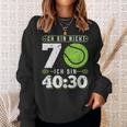 Ich Bin Nicht 70 Jahre Tennis 70Th Birthday Sweatshirt Geschenke für Sie