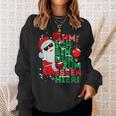 Ich Bin Nur Zum Essen Hier Sweatshirt, Santa Claus Motiv für Frohe Weihnachten Geschenke für Sie