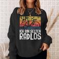 Ich Bin Selten Radlos Radloß Retro Bicycle Cycling Sweatshirt Geschenke für Sie