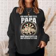 Ich Habe Zwei Titel Papa Und Dartspiel German Sweatshirt Geschenke für Sie