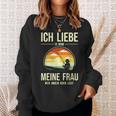 Ich Liebe Es Wenn Meine Frau Mich Fischnläst Carp Fishing Sweatshirt Geschenke für Sie