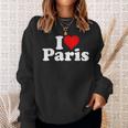 Ich Liebe Herz Paris France Sweatshirt Geschenke für Sie