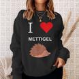 Ich Liebe Mettigel Mett Meat Sweatshirt Geschenke für Sie