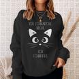 Ich Schnarche Nicht Ich Schnurre Ich Schnarche Nicht Ich Schnurre Sleep Pyjamas Cat Sweatshirt Geschenke für Sie