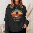 Illinois Total Solar Eclipse 2024 Totality 2024 Sweatshirt Gifts for Her