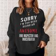 I'm Busy Being An Awesome Fire Inspectors And Investigator Sweatshirt Gifts for Her