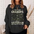 I'm A Dad Grandpa And Veteran Fathers Day American Flag Sweatshirt Gifts for Her