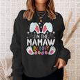 I'm The Mamaw Bunny Matching Family Easter Party Sweatshirt Gifts for Her