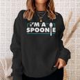 I'm A Spoonie Graphic Spoons Fibromyalgia Sweatshirt Gifts for Her