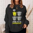 Irony Humor Dare To Be Different Sarcasm Sweatshirt Gifts for Her