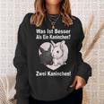 Was Ist Besser As A Rabbit Sweatshirt Geschenke für Sie