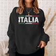 Italia Nationalflagge Italy Urlaub Italienische Familie Sweatshirt Geschenke für Sie