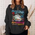 It's Our Anniversary Trip Couples Matching Marriage Cruise Sweatshirt Gifts for Her