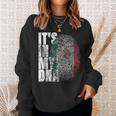 It's In My Dna Mexican Proud Hispanic Mexico Flag Sweatshirt Gifts for Her