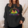 It’S A Good Day To Read A Book Lovers Library Reading Tiedye Sweatshirt Gifts for Her