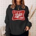 It's Lake Time Cool Hiking Camping Boating Outdoor Sweatshirt Gifts for Her