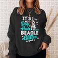It's Not Dog Hair It's Beagle Glitter Beagle Owner Sweatshirt Gifts for Her