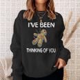 I've Been Thinking Of You Voodoo Doll Sweatshirt Gifts for Her