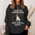 Jack Russell Glitter Dog Holder Dog Sweatshirt Geschenke für Sie