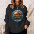 Jamestown New York Ny Total Solar Eclipse 2024 3 Sweatshirt Gifts for Her