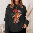 Japanese Tiger Zoologist Wild Animal Zoo Lover Safari Sweatshirt Gifts for Her