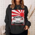 Jdm Drifting Car Race Japanese Sun Street Racing Automotive Sweatshirt Gifts for Her