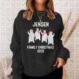 Jensen Family Name Jensen Family Christmas Sweatshirt Gifts for Her