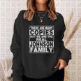Johnson Surname Family Name Personalized Johnson Sweatshirt Gifts for Her