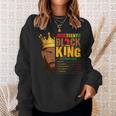Junenth Black King Nutritional Facts Pride African Mens Sweatshirt Gifts for Her