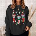Kawaii Axolotl Christmas Stocking Kid Youth N Pajamas Pjs Sweatshirt Gifts for Her