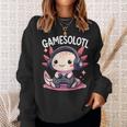 Kawaii Japanese Gamesolotl Boys Anime Manga Otaku Axolotl Sweatshirt Gifts for Her