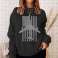 Kc-135 Stratotanker Military Aircraft Vintage Flag Sweatshirt Gifts for Her