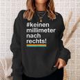 Keinen Millimeter Nach Rechts Lgbt Democratie Love Sweatshirt Geschenke für Sie